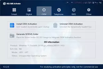Бесплатно Torrent HEU KMS Activator 63.2.0 Portable [En]: Активация Wi